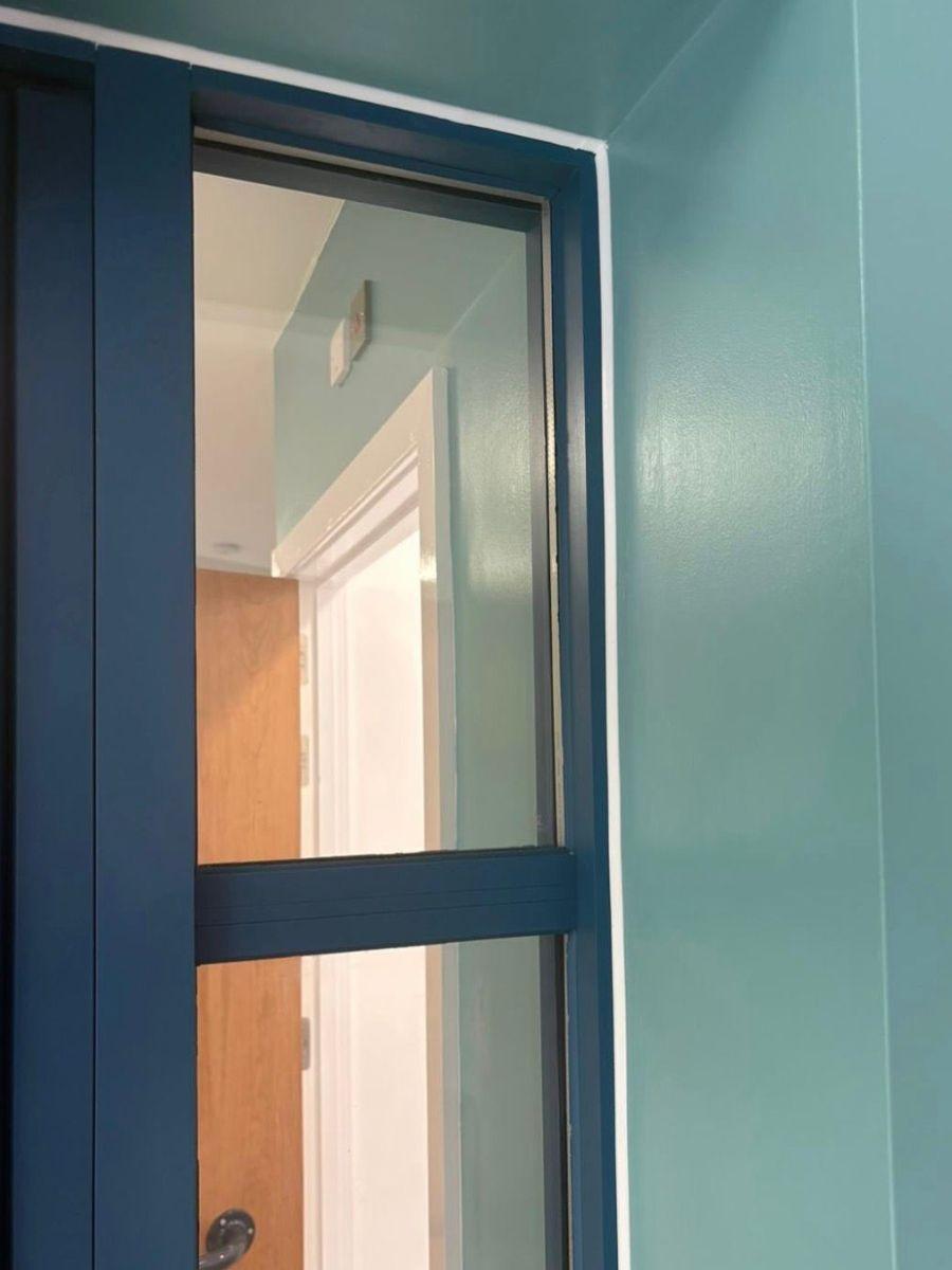 Whitecross Vets - Internal and external sealant application. Window frames, weather-sealing around external service penetrations and sanitary sealing throughout.